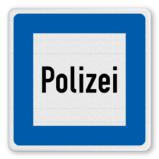 Richtzeichen 363 - Polizei