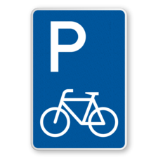 Parkschilder - Parkplatz nur für Fahrrad