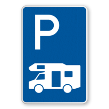 Parkschilder - Parkplatz nur für Wohnmobile