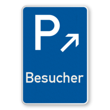 Parkschilder - Parkplatz nur für Besucher