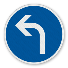 Vorschriftszeichen 209-10 - Vorgeschriebene Fahrtrichtung – links