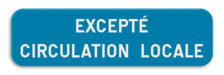 Panneau de signalisation G type IV - Restriction ou interdiction