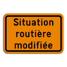 Panneau de signalisation - F39 - Situation routière modifiée