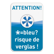 Panneau combiné - ALERTE VERGLAS