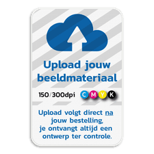 Informatiebord 2:3 reflecterend met je eigen opdruk