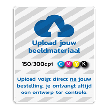 Informatiebord 1100x1300 reflecterend met je eigen opdruk