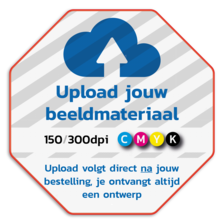 Informatiebord octogonaal reflecterend met je eigen opdruk