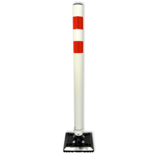 Poteau Kickback blanc/rouge - Ø 60 mm
