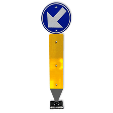 Kickback - Verend verkeersbord D1c met palenschild