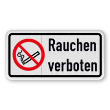 Verbotsschilder - Rauchen verboten