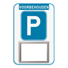 Informatiebord 2:3 reflecterend incl. klickkader