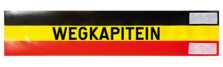 Armband Wegkapitein - Driekleurig