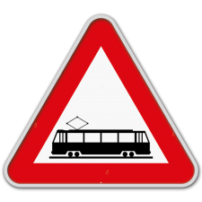 Panneau G2000 - A49 - Croisement de la voie par voie(s) ferrée(s)