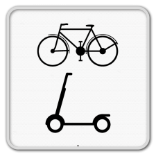 Panneau G2000 - M24 - Réservé aux bicyclettes et trottinettes