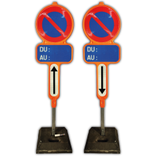 Kit de panneaux d'interdiction de stationnement en PEHD - E1