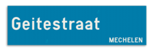 Straatnaambord Mechelen