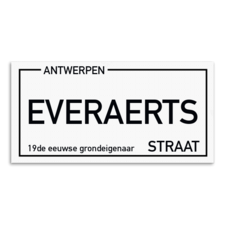 Straatnaambord Antwerpen