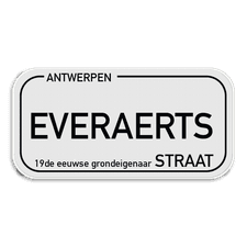 Straatnaambord SB250 Antwerpen