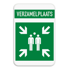 Verzamelplaats BHV bord