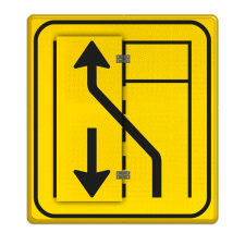 Klapbord WIU T31 - links/rechts - 90x100cm conform RVV