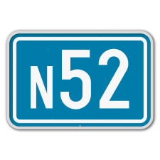 Panneau G2000 - F23a - Numéro d’une route ordinaire