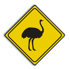 Verkeersbord Australië - EMOE