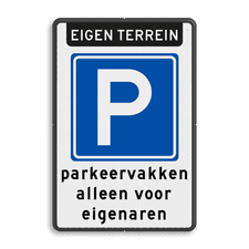 Aluminium informatiebord met dubbel omgezette rand