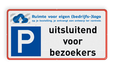 Veiligheidsbord met dubbel omgezette rand