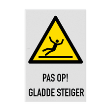Veiligheidsbord vlak Alupanel (2mm)