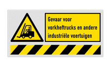 Veiligheidsbord vlak Alupanel (2mm)