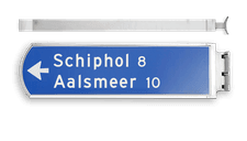 Lichtwegwijzer (LWW) - 230V AC LED - 7m kabel