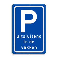 Aluminium informatiebord met een dubbel omgezette rand