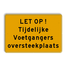 Aluminium omleidingsbord met een dubbel omgezette rand