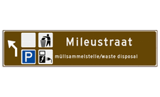 Aluminium strokenbord met een haaks omgezette rand