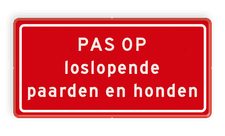 Aluminium informatiebord met een dubbel omgezette rand