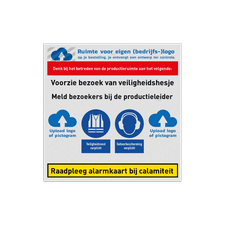 Veiligheidsbord vlak Alupanel (2mm)