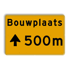 Aluminium omleidingsbord met een dubbel omgezette rand
