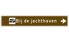 Aluminium strokenbord met een haaks omgezette rand