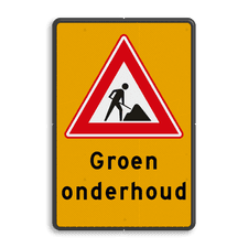 Aluminium informatiebord met dubbel omgezette rand