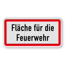 Verkehrsschild aus DibondTraffic mit Alform Rahmen