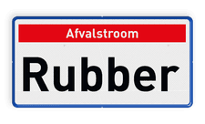Veiligheidsbord met dubbel omgezette rand
