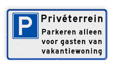 Aluminium informatiebord met een dubbel omgezette rand