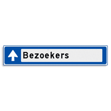 Aluminium versterkt kokerprofiel Verwijsbord
