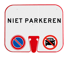 ConeSign Kunststof paneel t.b.v. afzetkegel