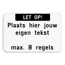 Aluminium bord omgeplooide rand met gelaste profielen