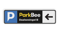 Informatiebord met dubbel omgezette rand - ParkBee
