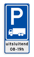 Aluminium informatiebord met een dubbel omgezette rand