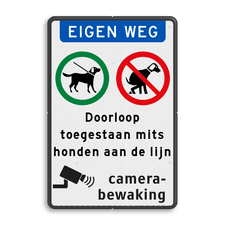 Aluminium informatiebord met dubbel omgezette rand