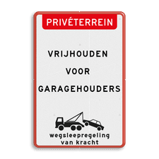 Aluminium informatiebord met dubbel omgezette rand