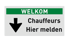 Veiligheidsbord vlak Alupanel (2mm)